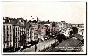 Postcard Modern Nantes The wharf from the pit to the place of trade