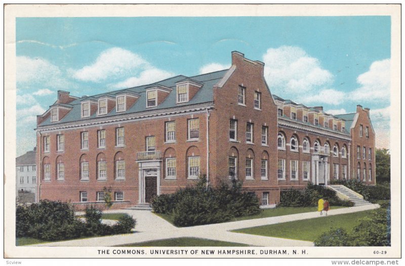 The Commons, University Of New Hampshire, Durham, New Hampshire, 1940