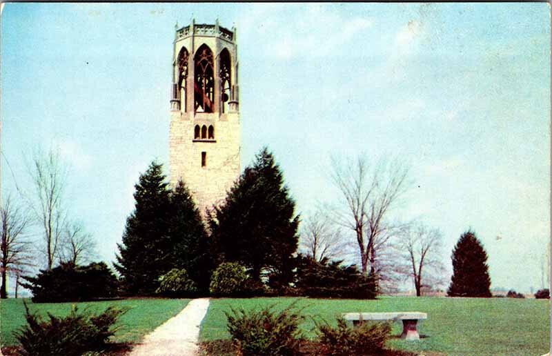 Postcard TOWER SCENE Davenport Iowa IA AO1588