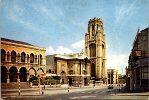 VINTAGE CONTINENTAL SIZE POSTCARD THE UNIVERSITY AT BRISTOL ENGLAND 1960s