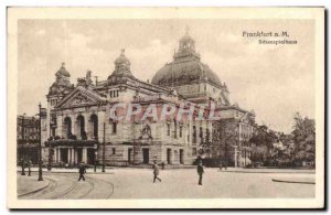 Old Postcard Frankfurt Schauspielhaus