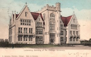 Vintage Postcard 1904 Laboratory Building of the Chicago University Illinois ILL