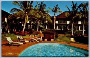 Vtg Maui Hawaii HI Eldorado Hotel Resort Swimming Pool View Old Postcard