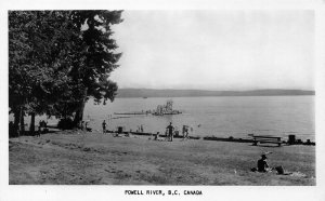 RPPC Powell River, B.C., Canada c1940s Vintage Photo Postcard