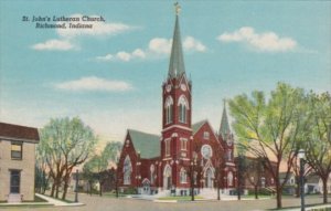 Church St John's Lutheran Church Richmond Indiana Curteich