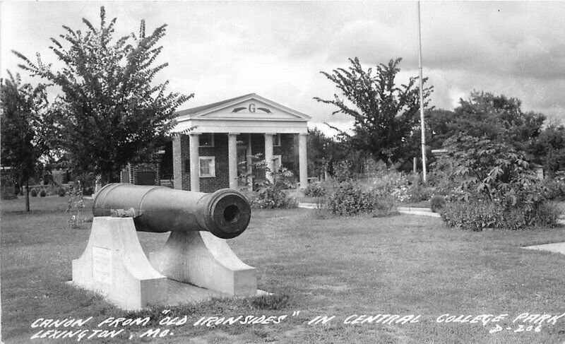 Lexington Missouri Canon Ironsides College Park D-206 1940s Postcard 21-12079