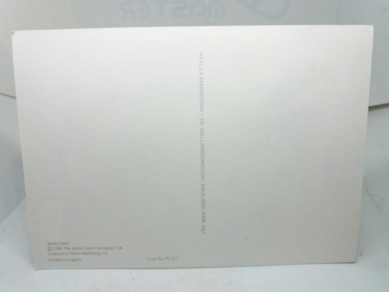 James Dean in Deep Contemplation Pose Vintage Postcard