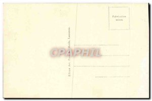 Modern Postcard Lausanne Vue Generale and the Alps