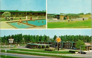 Vtg Tifton Georgia GA Quality Courts Motel Multiview 1960s Unused Postcard