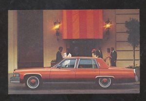 1977 CADILLAC GOLD CADDY CAR DEALER ADVERTISING POSTCARD