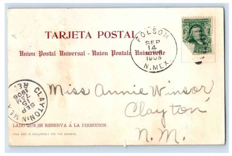 1906 Old Mission Tia Juana Mexico. Postcard P30E