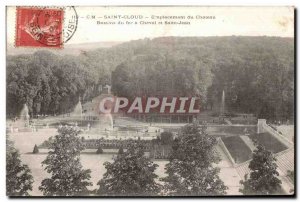 Postcard Old Saint Cloud location Chateau