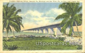 Overseas Highway Bridge - Pigeon Key, Florida FL  