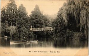 CPA PARIS 12e Bois de Vincennes. Pont des Iles. P. Marmuse (241417)