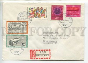 446166 GERMANY 1975 year real posted registered Kreuztal