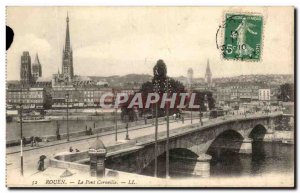 Old Postcard Rouen Le Pont Corneille Maggi Advertisement