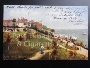 c1905 Tucks Oilette, Westcliff-on-Sea, Clifton Drive, No.6180 (PM) SOUTHEND cds