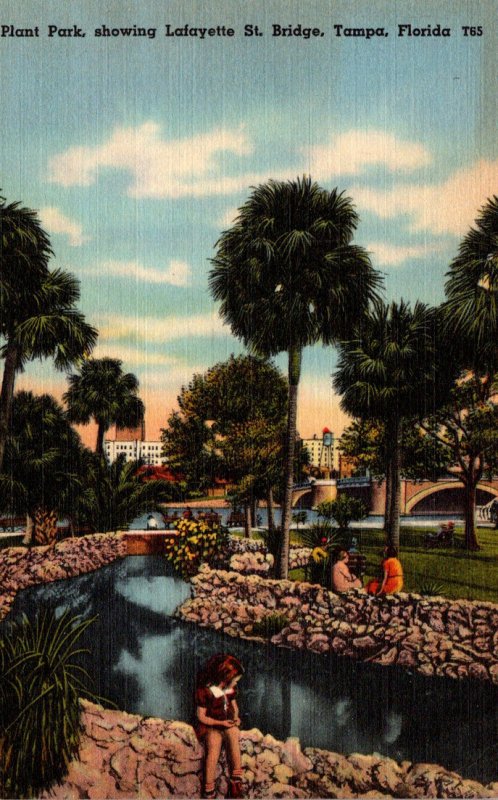 Florida Tampa Plant Park Showing Lafayette Street Bridge