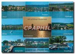 Modern Postcard Am Schonen Bodensee Romanshorn Kesswil Uttwil Guttingen