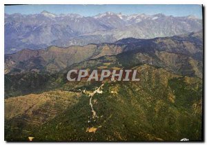 Postcard Modern Peira Cava Alp March overlooking the Bego and Col de Turini