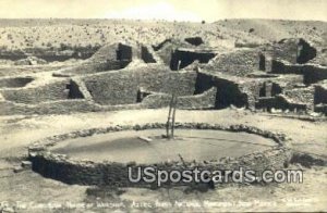 Real Photo - Clan Kiva, House of Worship in Aztec Ruins National Monument, Ne...