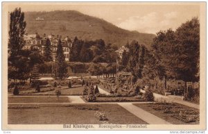 Bad Kissingen, Rosengarten - Furstenhol, Bavaria, Germany, 10-20s