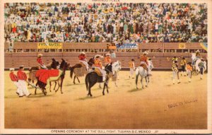 Corrida Bull Fight Opening Ceremony At The Bull Fight Tijuana Mexico 1948