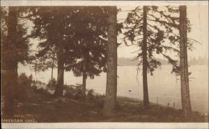 Lakewood WA American Lake Real Photo Card/Postcard BLANK BACKSIDE c1910