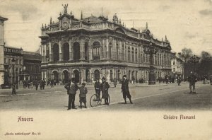 belgium, ANTWERP ANTWERPEN, Theatre Flamand, Theater (1908) Postcard