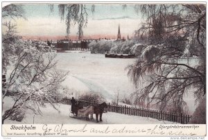 Djurgardsbrunnsviken, Stockholm, Sweden, 1900-1910s