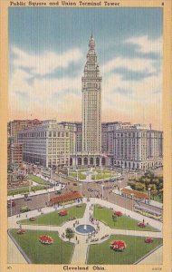 Ohio Cleveland Public Square and Union Terminal Tower