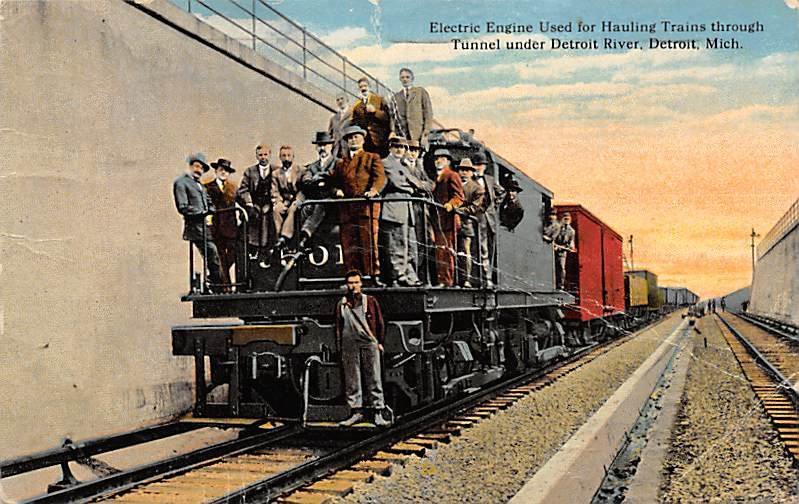 Electric engine Detroit, Michigan, USA Railroad, Misc. PU Unknown 