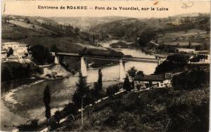 CPA Env. de ROANNE Pont de la Vourdiat sur la Loire (664087)