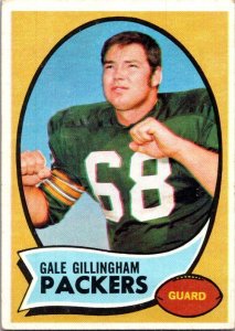 1970 Topps Football Card Gale Gillingham Green Bay Packers sk21478