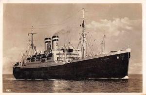 Germany passenger ship Hamburg fast steamer real photo pc Z17752