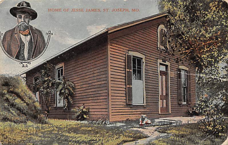 Home of Jesse James, St. Joseph, MO, USA PU Unknown 