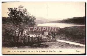 Postcard Old Du Mont Dore Lake De Guery and Le Mont Dore