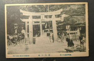 Mint Vintage The Peark Unzen Nagasaki Park Japan RPPC Postcard