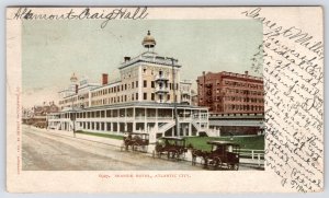 Atlantic City~3 Closed Hack Carriages~Seaside Hotel~Detroit Photographic #6927