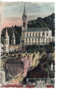 The Grotto and Basilica, Our Lady of Lourdes, France