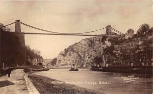 uk41665 clifton suspension bridge bristol real photo uk