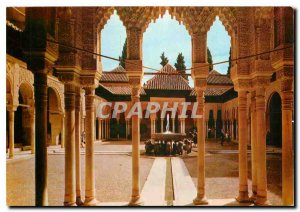 Postcard Modern Granada Patio of the Alhambra Leonos