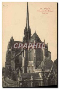 Old Postcard Dijon Cathedrale St Benigne the Apse