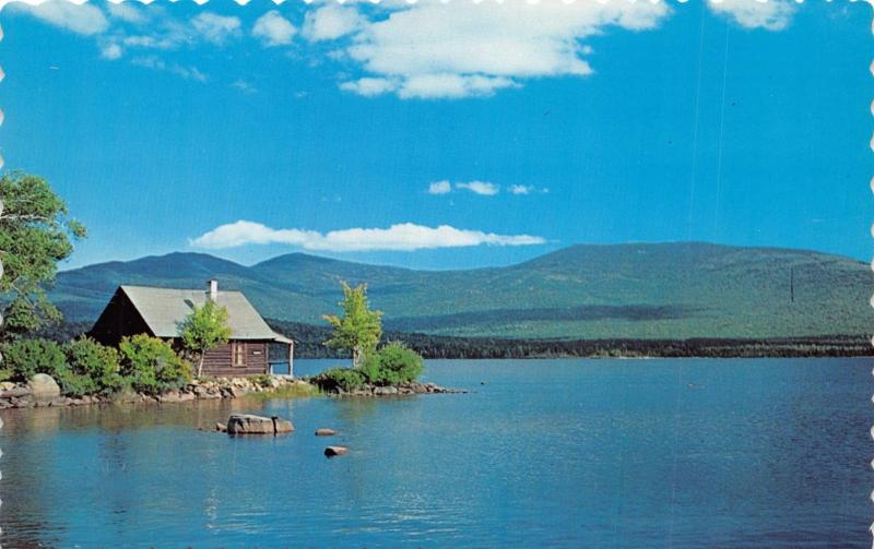 RIMOUSKI QUEBEC CANADA HOTEL ST LOUIS~BEAU POINT DE VUE~PEACEFUL POSTCARD 1960s