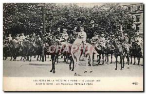 Old Postcard Militaria Paris Fetes Victory July 14, 1919 Before The parade ma...