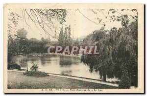 Old Postcard Paris Parc Montsouris