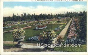 Flower Beds, Sunken Garden - Spokane, Washington