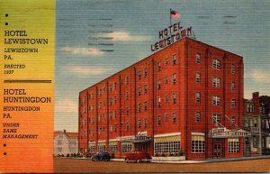 Pennsylvania Lewiston Hotel Lewiston 1954