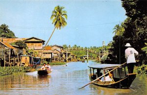 Upcountry Canal Khulong, Passenger Boats Thailand Unused 