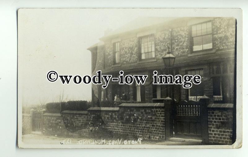 tp0998 - Yorks' - View of a Family outside their Home, in Hoyland - Postcard